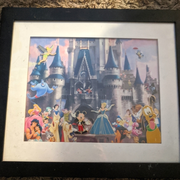 Vintage Disney Picture (Some Characters Are Vintage Pins) - Picture 1 of 14